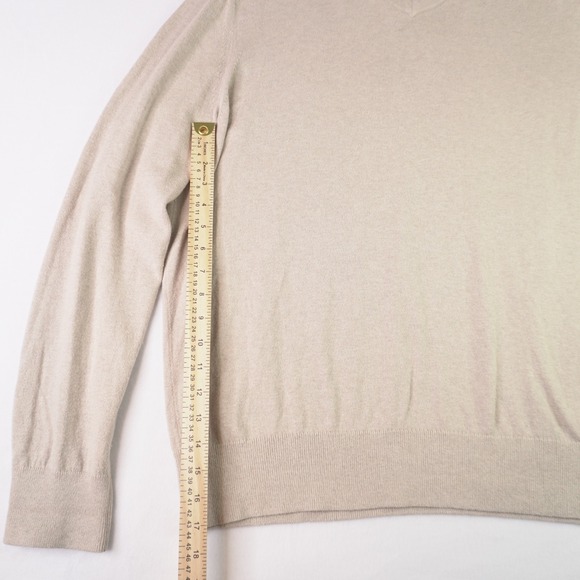 Banana Republic Cashmere Cotton Sweater Classic Preppy Old Money Quiet Luxury XL - Picture 6 of 7